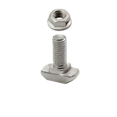 Hammerschraube T-Schraube M6 16mm Nut 8 für Aluprofil 30-er