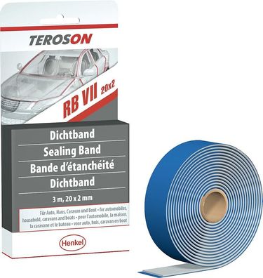 7,26EUR/1m Teroson Abdichtband Dichtband Montageband RB VII 20mm x 3m