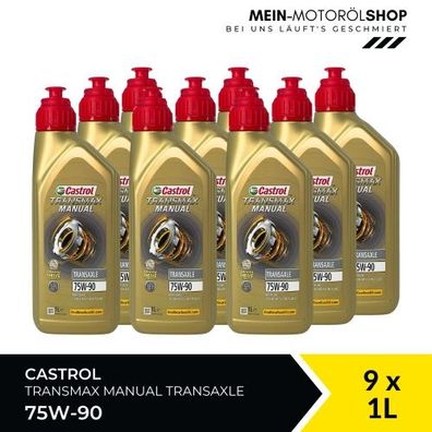 Castrol Transmax Manual Transaxle 75W-90 9x1 Liter