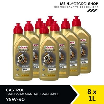 Castrol Transmax Manual Transaxle 75W-90 8x1 Liter