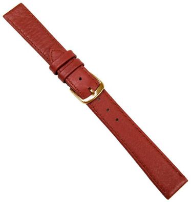 Hirschleder Ersatzband Uhrenarmband Leder Rotbraun Handgenäht 20685G