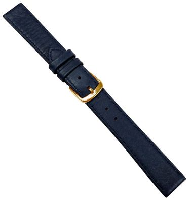 Hirschleder Ersatzband Uhrenarmband Leder Dunkelblau Handgenäht 20687G