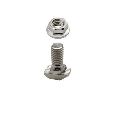 Hammerschraube T-Schraube M5 12mm Nut 6 für Aluprofil 20-er