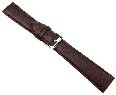 Cervo Ersatzband Uhrenarmband Hirschleder Dunkelbraun Handgenäht 20744S