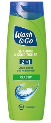 Wash & Go Classic, 2-in-1 Shampoo, 200 ml