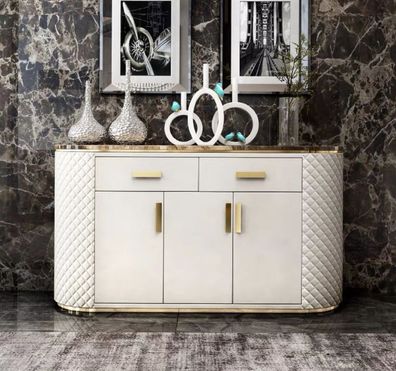 Luxus Sideboard Kommode Schrank Sideboards 3 Türen Mit 2 Schubladen Kommoden Neu