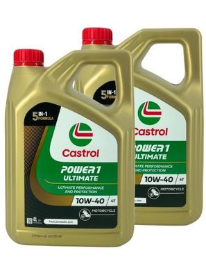 Castrol Power 1 Ultimate 4T 10W-40 2x4 Liter