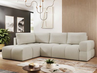Ecksofa Taremi mit Bettkasten und Schlaffunktion Polsterecke Eckcouch Modern Sofa