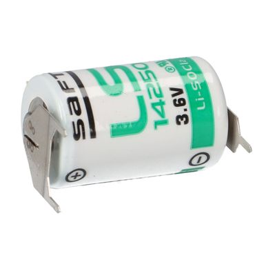 Saft Lithium 3,6V LS14250-3PF Batterie 1/2AA Zelle pin