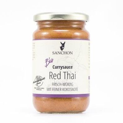 Sanchon 3x Currysauce Red Thai, Sanchon 340g