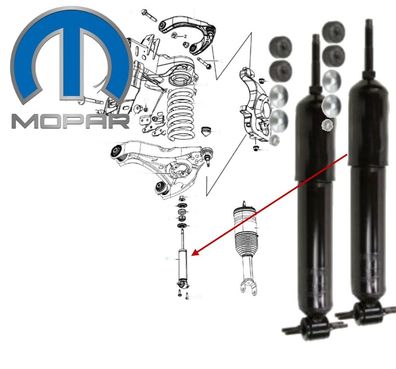 vorn Stoßdämpfer RAM 1500 2WD (Gen.4) (Mopar) PAAR