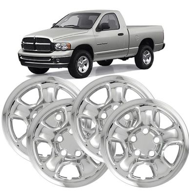 Radkappen 4er Set chrome RAM 1500 Bj:02-12 für 17" OE Felge