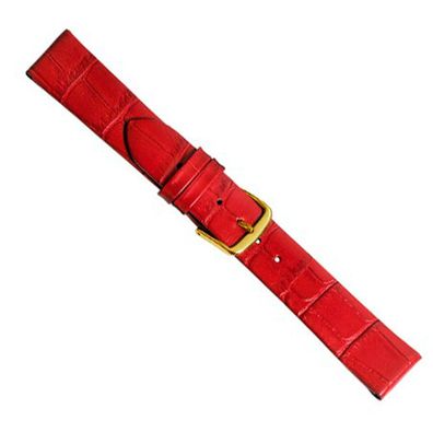 Louisiana Clip Ersatzband Uhrenarmband Kalbsleder Rot 20466G