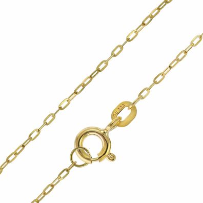 trendor Schmuck Halskette für Anhänger Gold 333 / 8 Karat Flachanker-Kette 1,1 m 689