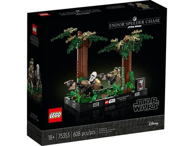 LEGO® Star Wars 75353 Verfolgungsjagd auf Endor™ – Diorama