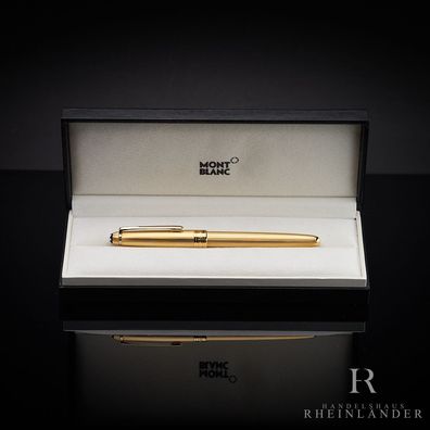 Montblanc Meisterstück Solitaire Classique Gold Plated Feinkorn Rollerball 1634