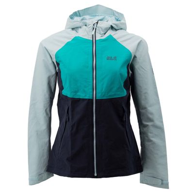 Jack Wolfskin Mount Isa Outdoor Trekking Hardshell Texapore Jacke Damen grün