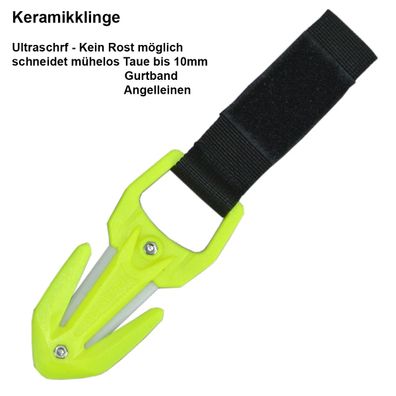 Xray-Scuba Sharp Cut Linecutter Leinenschneider Ceramic Notfall Tool