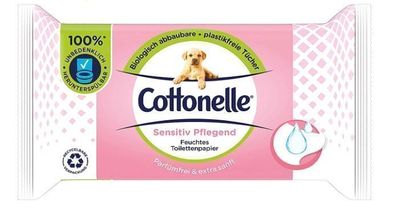 Cottonelle Feuchttücher Toilettenpapier, 42 Packungen