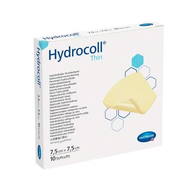 Hartmann Hydrocoll thin 7,5x7,5cm - 10 Stück - B01CUJE7NO | Packung (10 Stück)