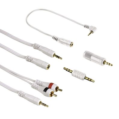 Hama KlinkenAnschlussSet 3,5mm AUX Stereo AudioKabel 1,5m CinchStecker