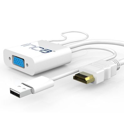 VGA zu HDMI Konverter mit USB- und Audiokabeln – Optimieren Sie Ihre Bild- und