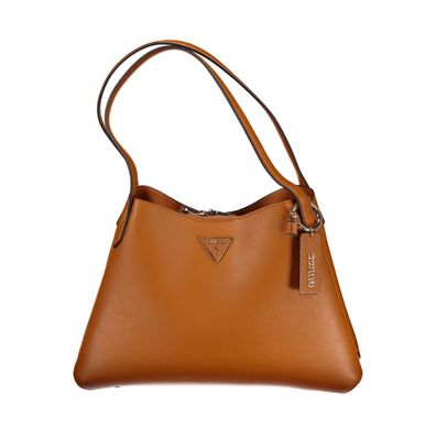 Guess Shopper Sora Damen Designer Umhänge Tasche Cognacbraun