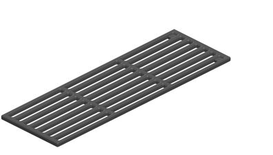 Gussrost schmal -15x46 cm- für Allgrill Modell CHEF S