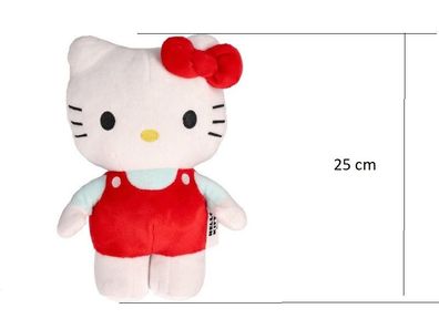 Hello Kitty Plüsch Kuscheltier 25 cm Rot 61240 Durabo Geschenk Artikel für Kind