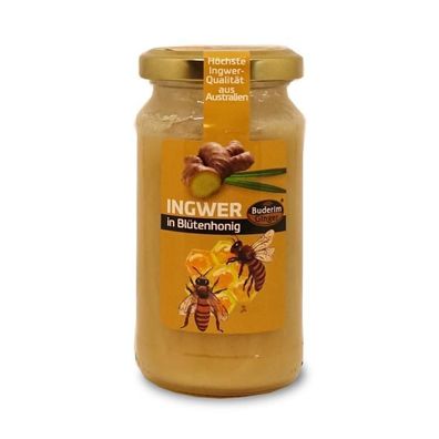 Buderim Ginger Ingwer in Blütenhonig 250 g