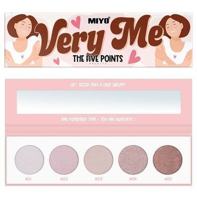 MIYO Lidschatten-Palette 5 Farbtöne 6,5 g