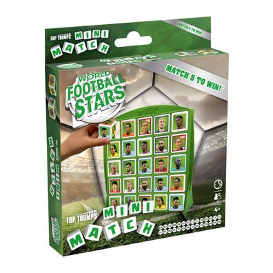 Top Trumps Match Mini - World Football Stars Reisespiel Fußball Weltfußballstars