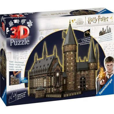 3D Puzzle Hogwarts Schloss - Die Große Halle Night Edition