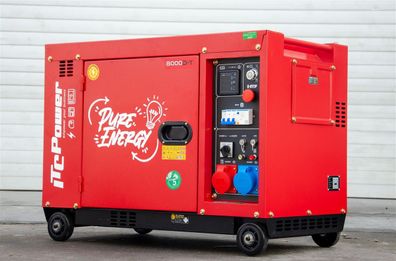 ITC POWER 8000D Diesel Stromaggregat FULL POWER 8KVA 400V/230V