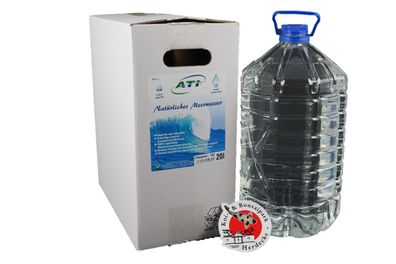 ATI Natürliches Meerwasser von ATI 20 Liter für Meerwasseraquaristik