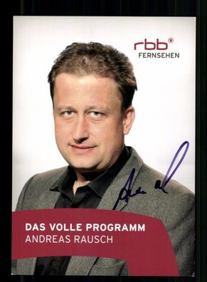 Andreas Rausch RBB Autogrammkarte Original Signiert # BC 216168