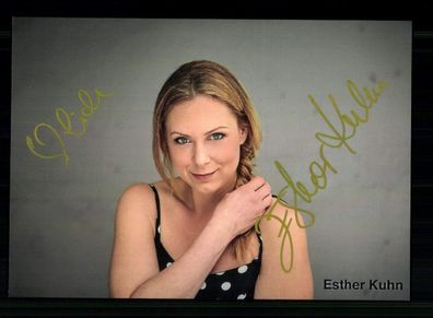 Esther Kuhn Autogrammkarte Original Signiert # BC 216036