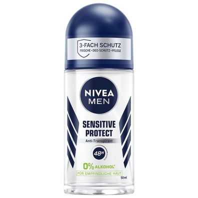 Nivea Men Deo Sensitive Protect Roll On Anti Transpirant 50ml