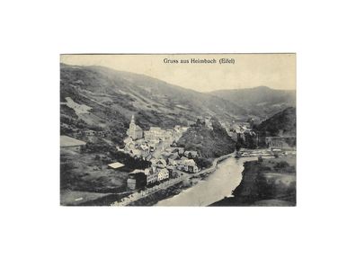 Gruss aus Heimbach (Eifel), gebraucht, gelaufen ca. Jahr 1913