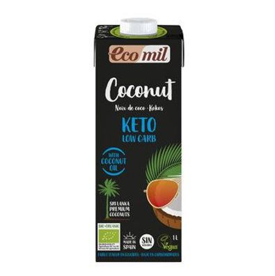 EcoMil EcoMil Keto Kokosdrink Zuckerfrei (Zuckergehalt<0,3 g pro 100g) 1l