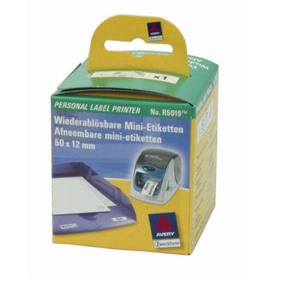 Avery Zweckform ThermoEtiketten Rolle 50x12mm AdressEtiketten Beschriftung