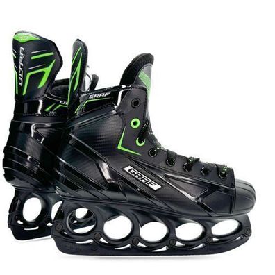 tblade Schlittschuhe Graf G875 Black Edition Freestyle Schlittschuh Größe 47