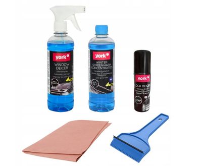 York Winterauto-Set: Reiniger & Enteiser 500ml