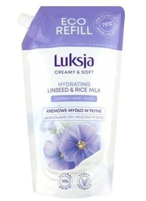 Luksja Kremeseife Len & Reismilch 900ml