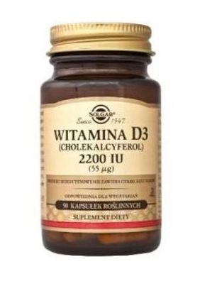 Solgar Vitamin D3 2200 IE 55mcg 50 Kapseln