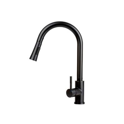 Wasserhahn Armatur Küche Mischbatterie Ausziehbar Armatur Brause Classic Schwarz