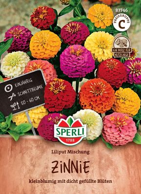 Sperli Zinnien Liliput Mischung - Blumensamen