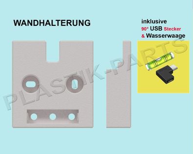 Wandhalterung passend für wetteronline home 2. und 3. Generation Wetterstation