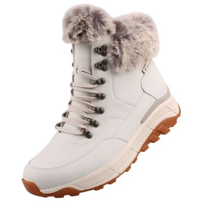 Rieker Damen TEX Stiefelette gefüttert Beige W0063-80