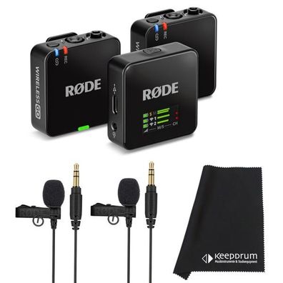 Rode Mikrofon-Funksystem Wireless GO Gen 3 mit 2x Lavalier GO